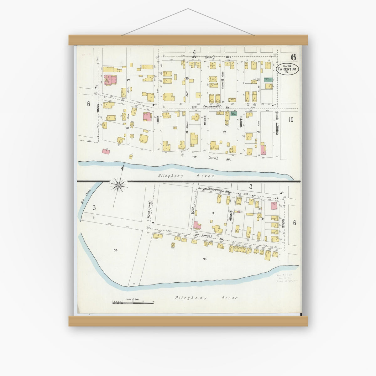 Sanborn Fire Insurance Map from Tarentum, Allegheny County ...