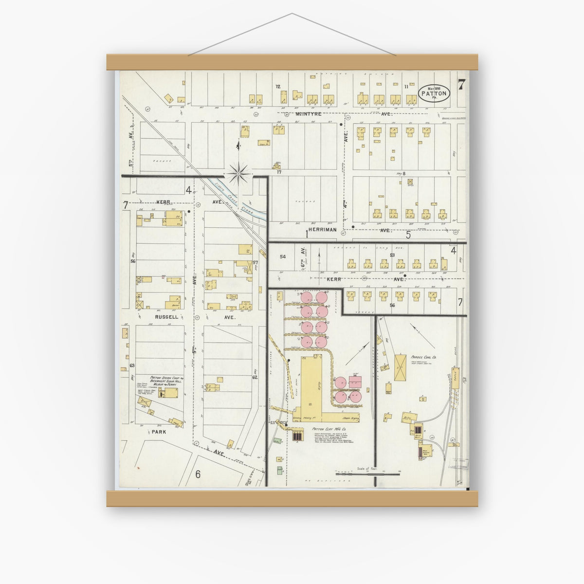 Sanborn Fire Insurance Map from Patton, Cambria County, Pennsylvania ...