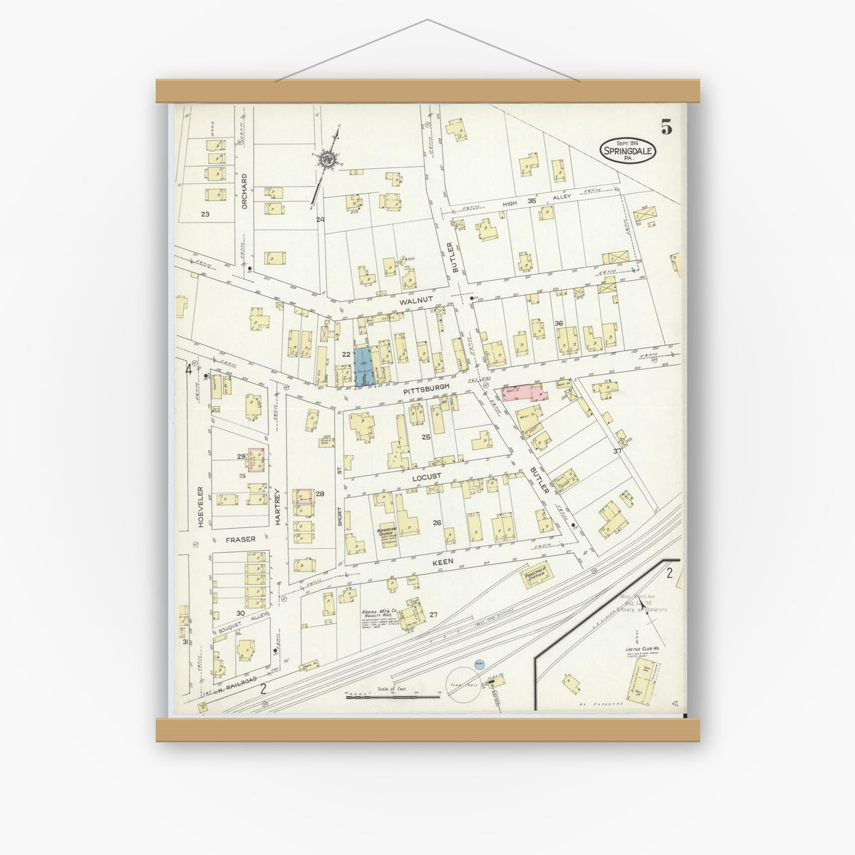 Sanborn Fire Insurance Map from Springdale, Allegheny County ...