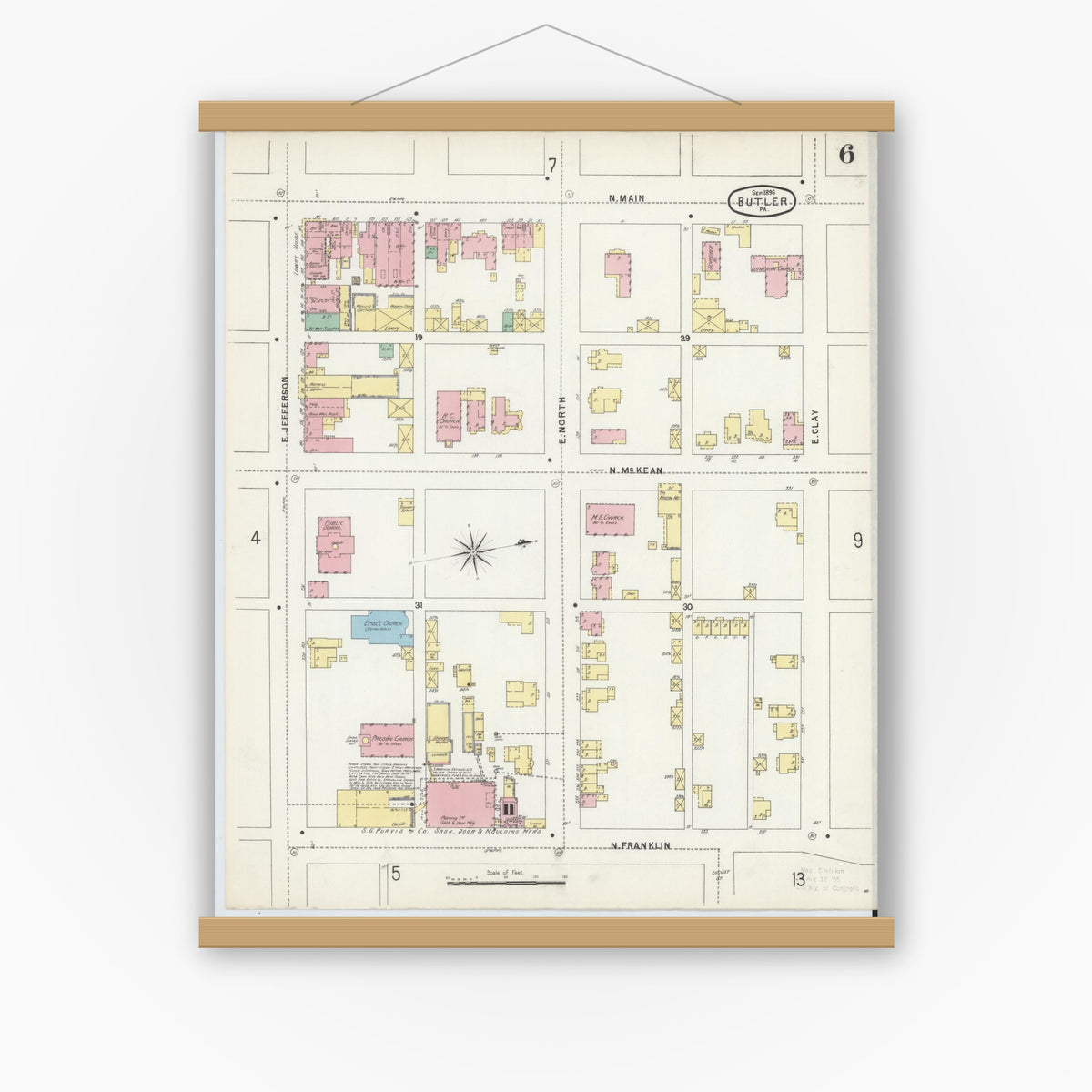 Sanborn Fire Insurance Map from Butler, Butler County, Pennsylvania ...