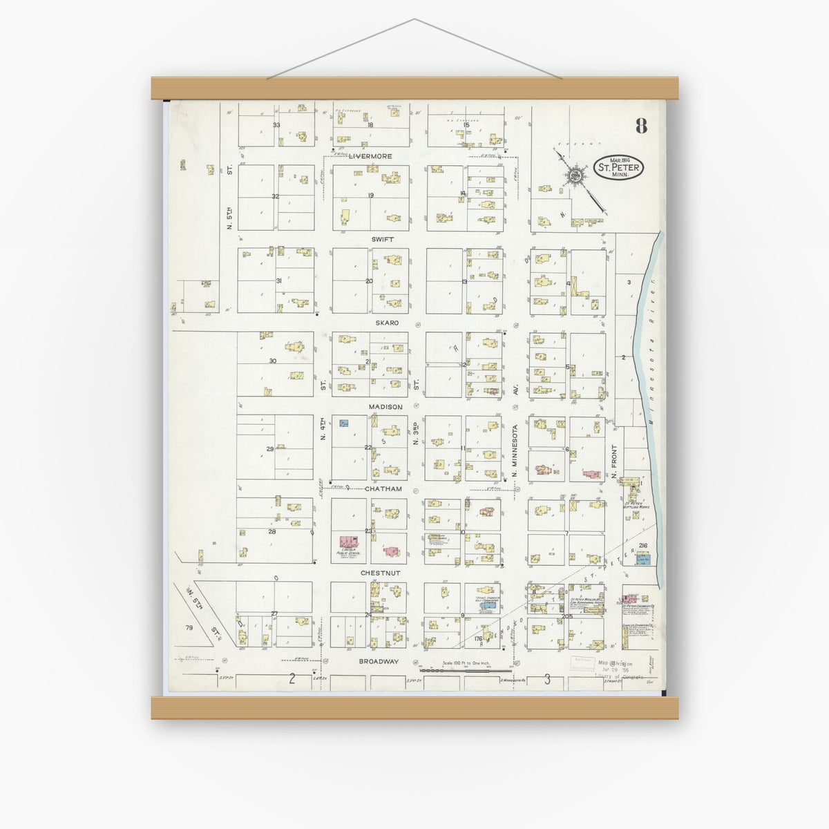 Sanborn Fire Insurance Map from Saint Peter, Nicollet County, Minnesota ...