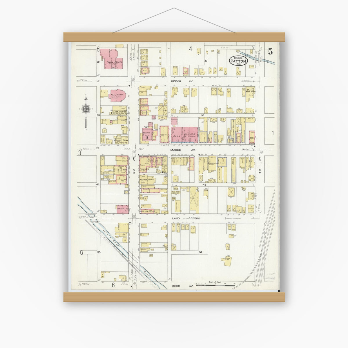 Sanborn Fire Insurance Map from Patton, Cambria County, Pennsylvania ...