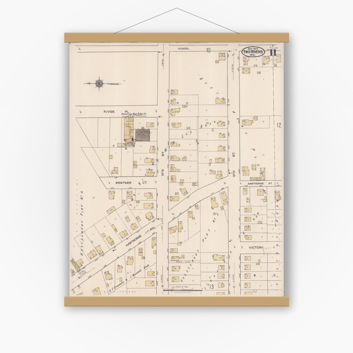 Sanborn Fire Insurance Map from Two Rivers, Manitowoc County, Wisconsin ...