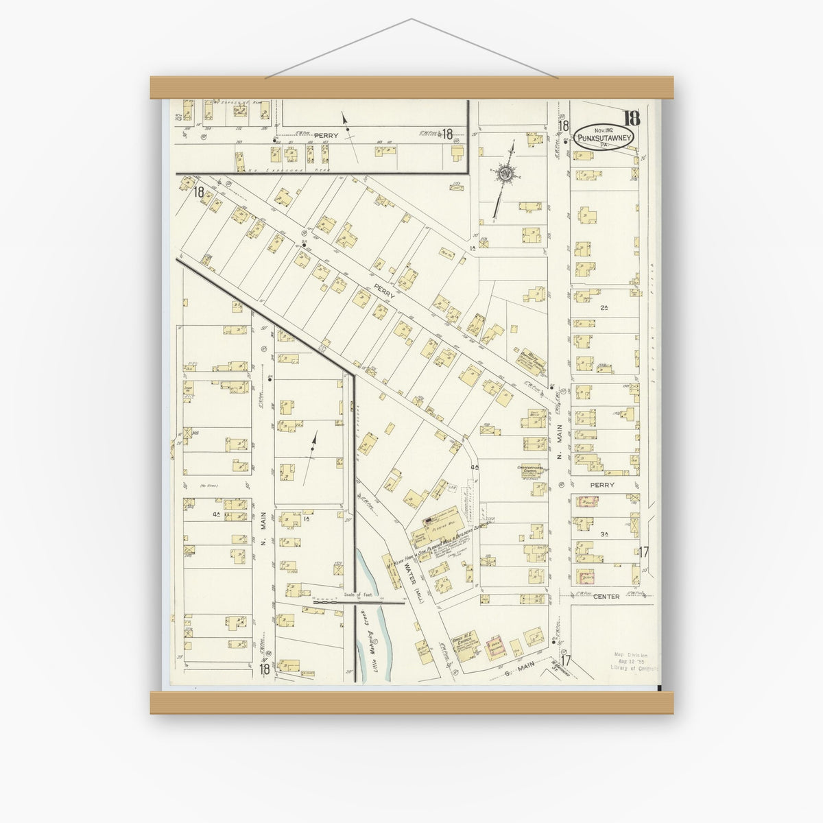 Sanborn Fire Insurance Map from Punxsutawney, Jefferson County ...