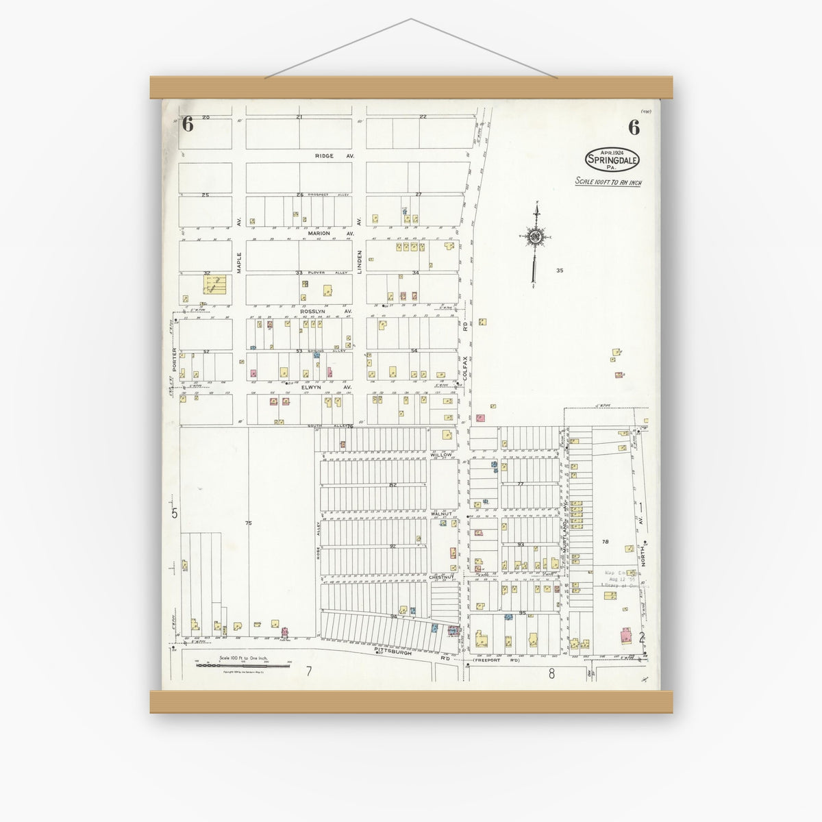 Sanborn Fire Insurance Map from Springdale, Allegheny County ...