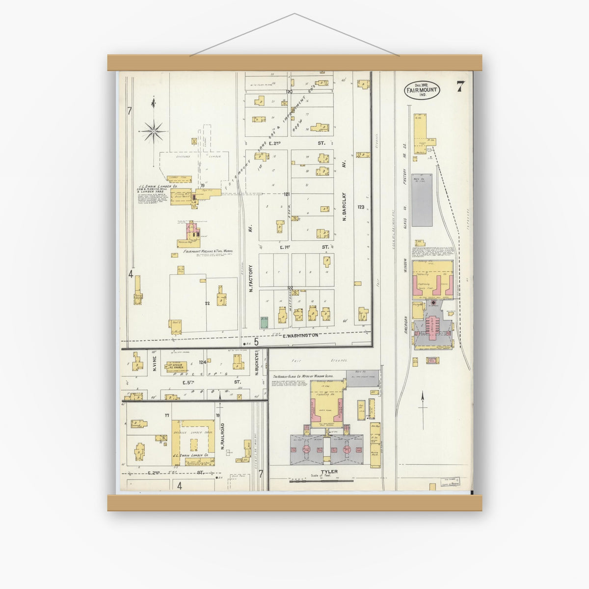 Sanborn Fire Insurance Map from Fairmount, Grant County, Indiana (1902 ...