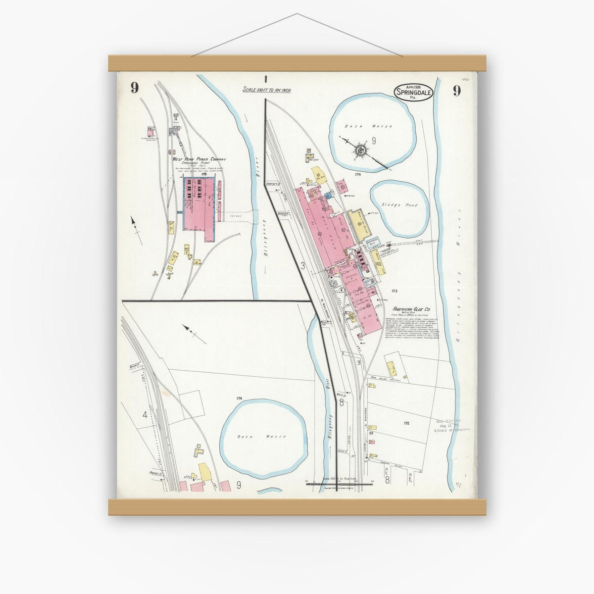 Sanborn Fire Insurance Map from Springdale, Allegheny County ...