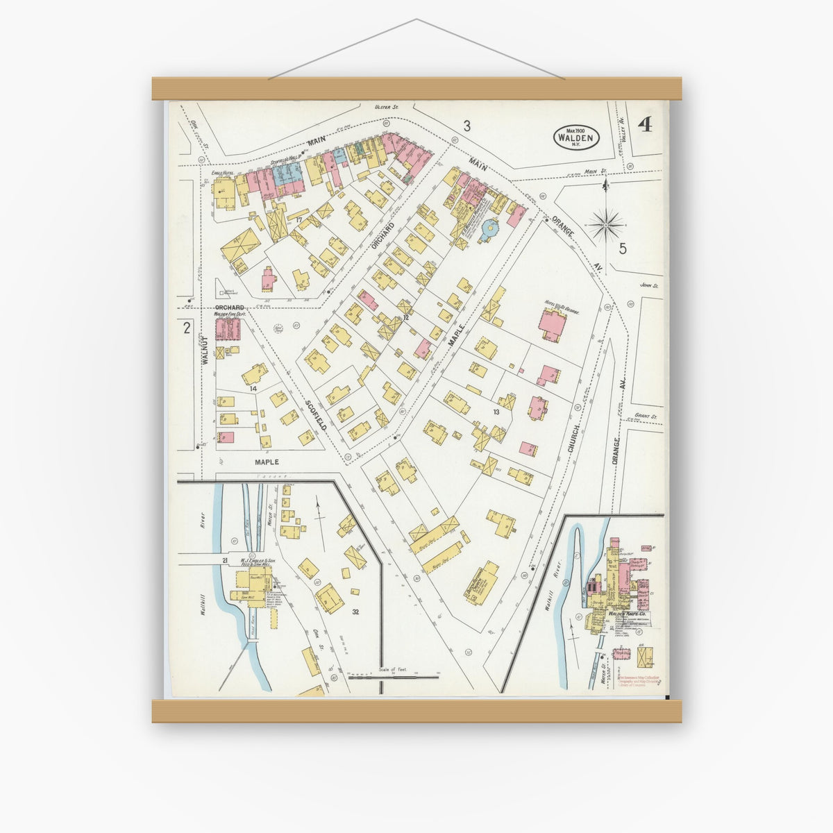 Sanborn Fire Insurance Map from Walden, Orange County, New York (1900 ...