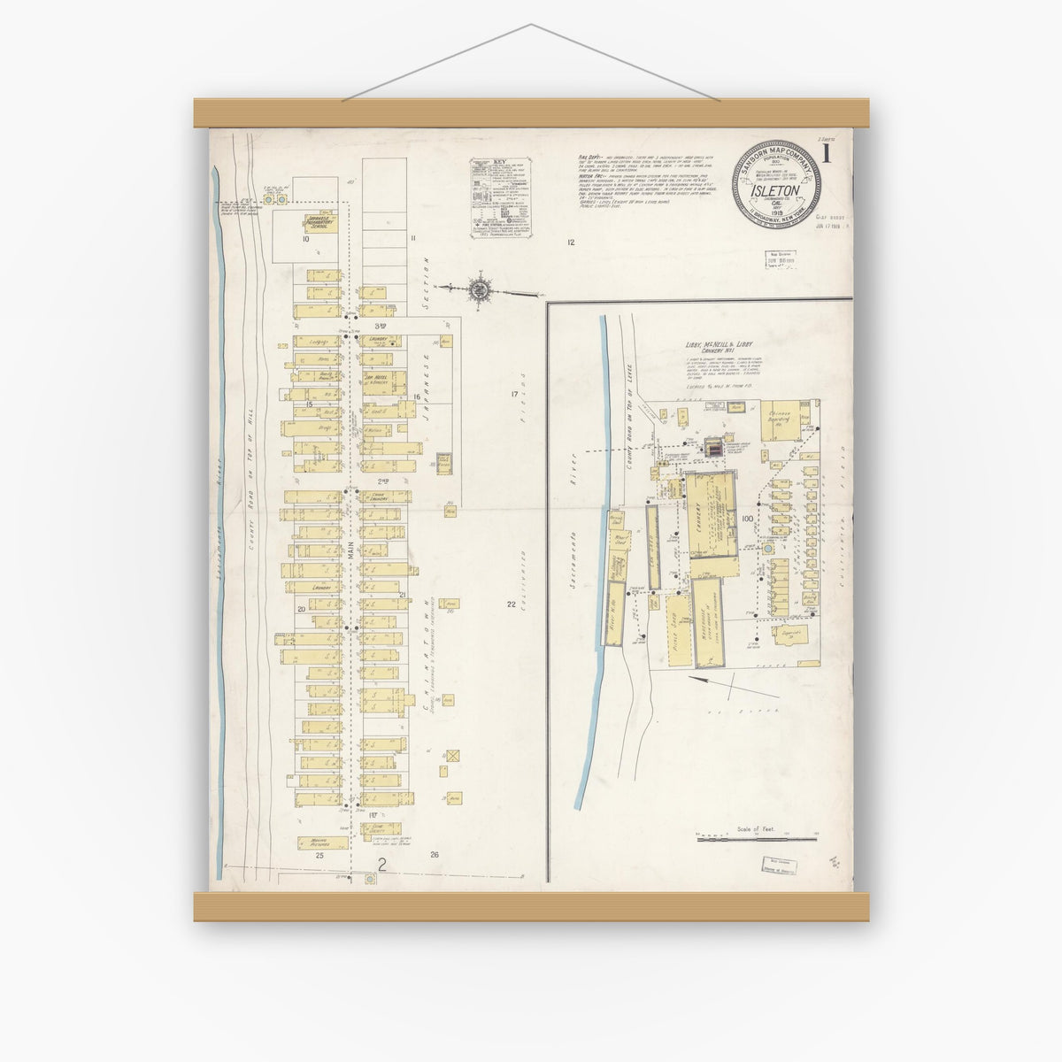 Sanborn Fire Insurance Map from Isleton, Sacramento County, California ...