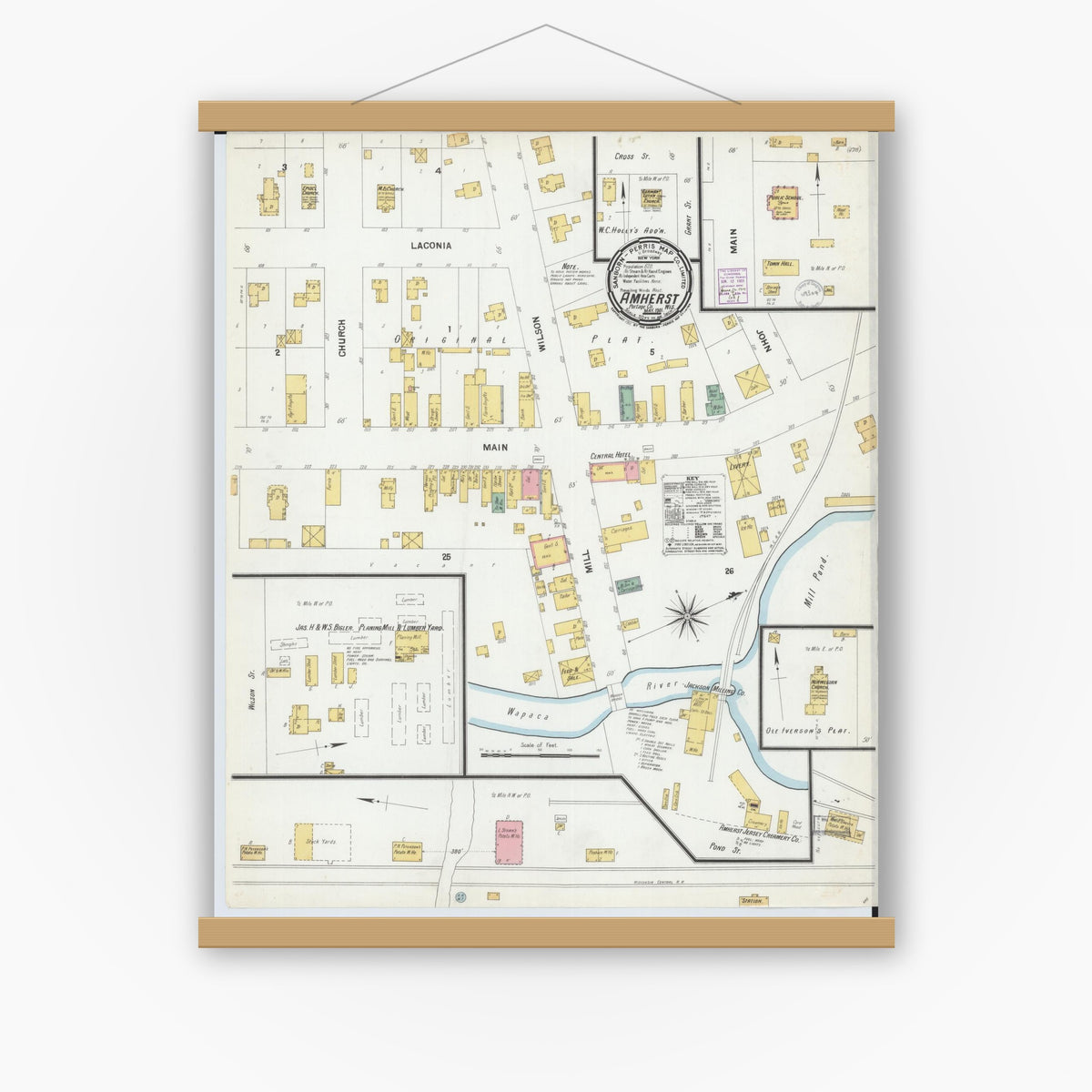 Sanborn Fire Insurance Map from Amherst, Portage County, Wisconsin ...