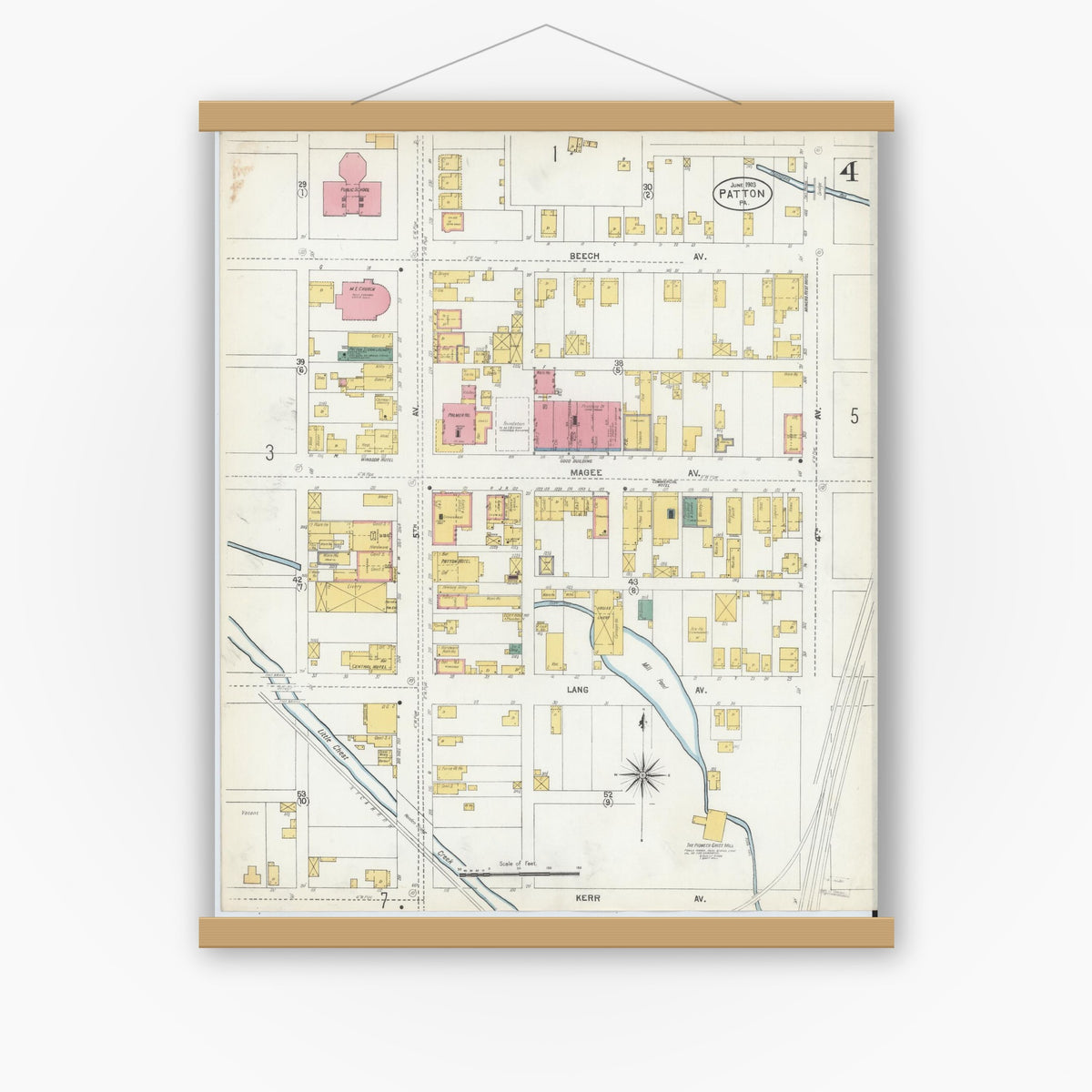 Sanborn Fire Insurance Map from Patton, Cambria County, Pennsylvania ...